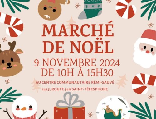 MARCHÉ DE NOËL – 9 novembre 2024 – Inscription jusqu’au 25 octobre